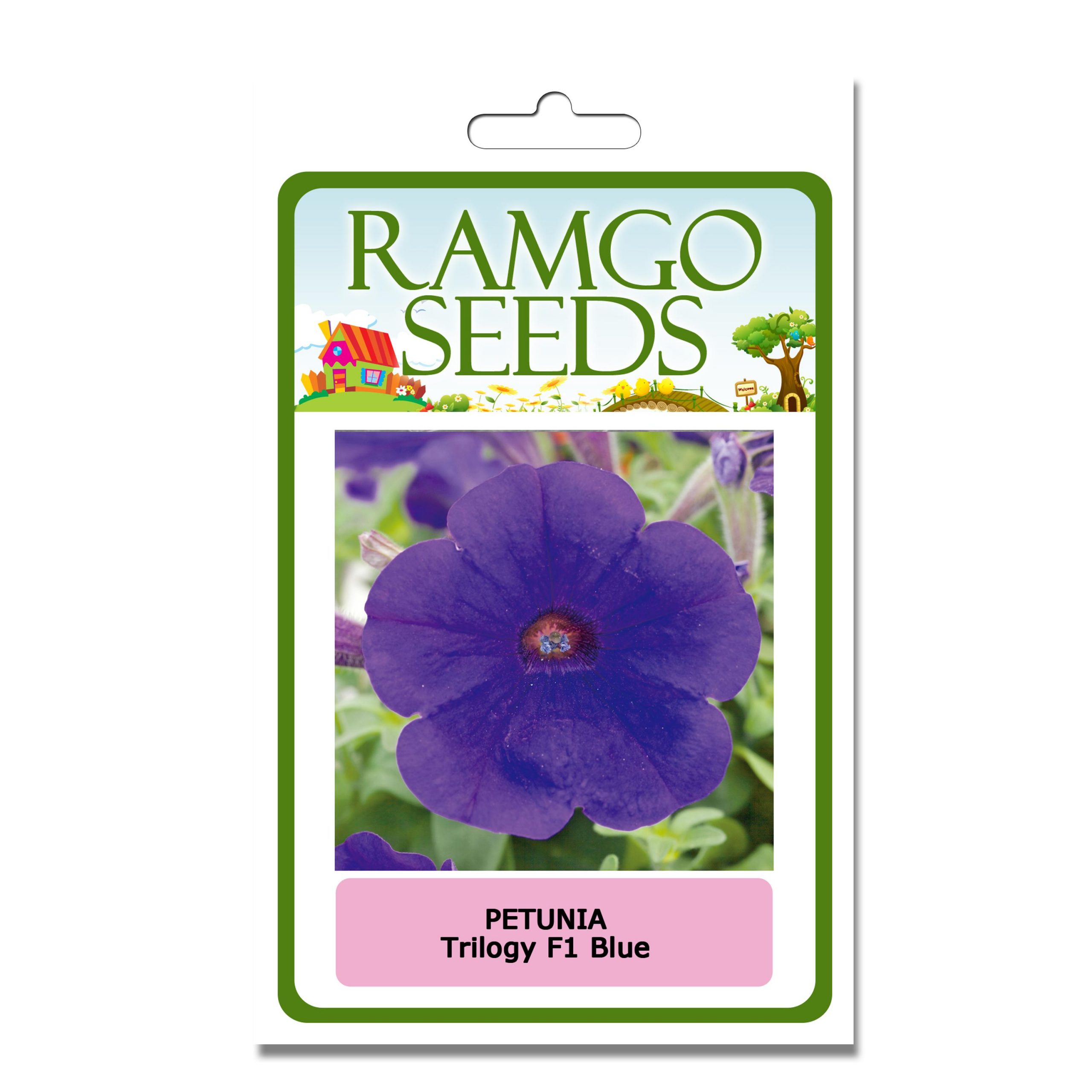 Ramgo Petunia Trilogy Blue Flower Seeds