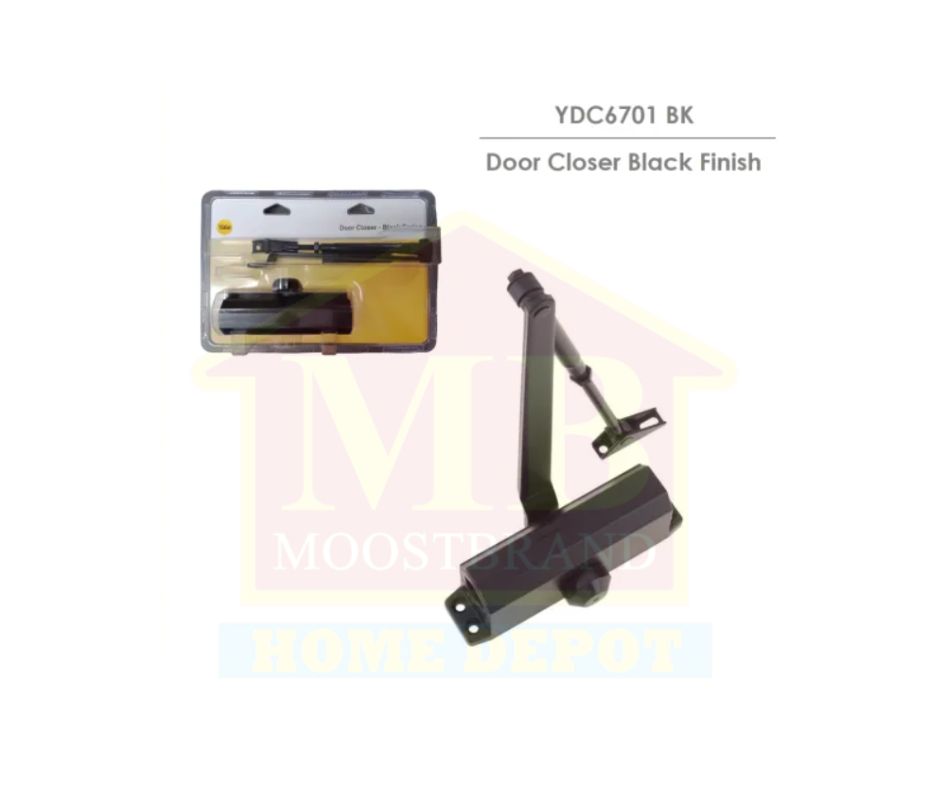 YALE VYDC6701-BK DOOR CLOSER SIZE 2-4 (160)
